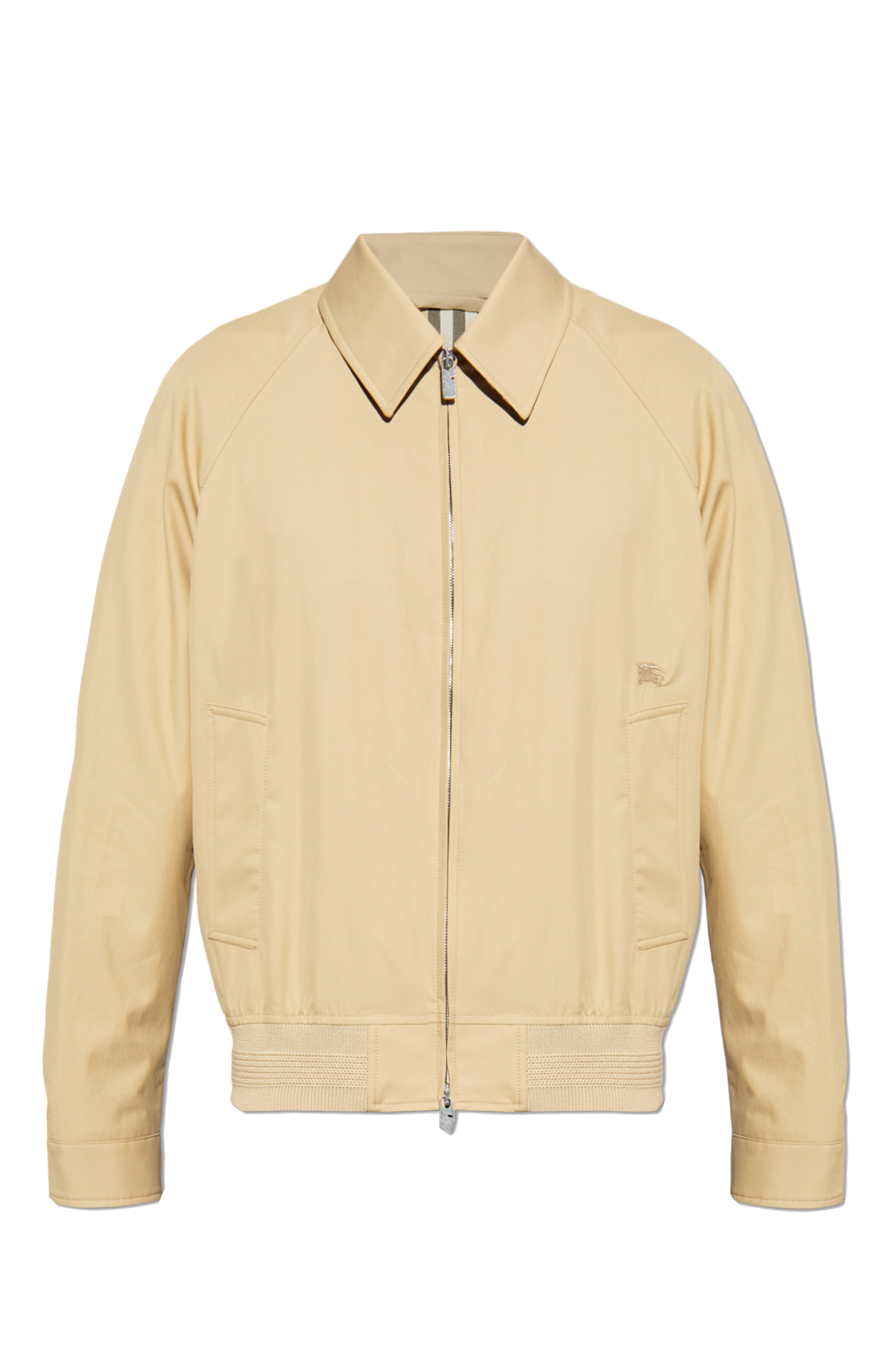 Beige Cotton Jacket Burberry Vitkac GB